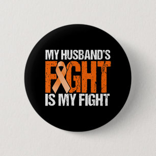 Mein Husband kämpft gegen meine Leukämie-Bewusstse Button