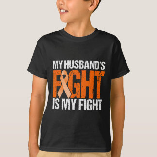 Mein Husband kämpft gegen meine Leukämie-Bewusstse T-Shirt