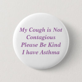 Mein Husten ist nicht ansteckend - Asthma Button