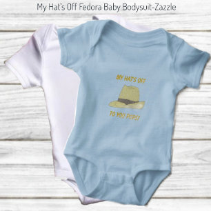 Mein Hut ist außer Fedora Baby Strampler