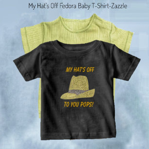 Mein Hut ist außer Fedora Baby T-shirt