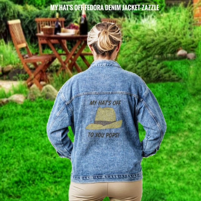 Mein Hut ist außer Fedora Jeansjacke (Von Creator hochgeladen)
