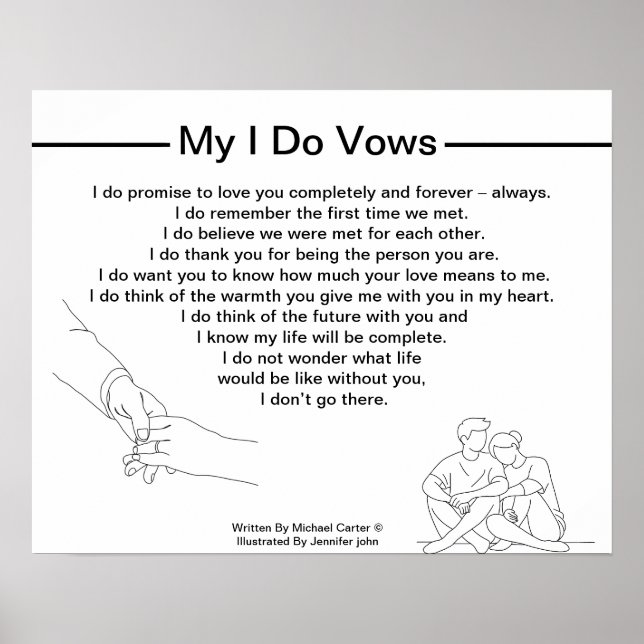 Mein Ich mache Vows__Poster Poster (Vorne)