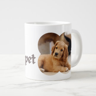 Mein idealer Begleiter - Design der Liebe für Welp Jumbo-Tasse