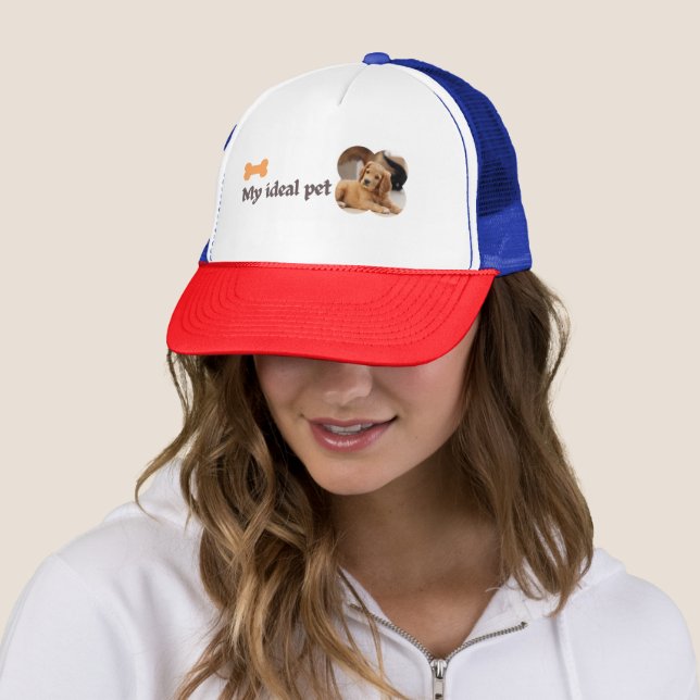 Mein idealer Begleiter - Design der Liebe für Welp Truckerkappe (Beispiel)