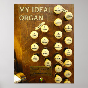 Mein ideales Organplakat Poster
