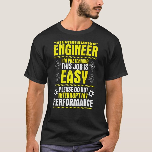Mein Ingenieur für Leistungsmessung T-Shirt (Vorderseite)