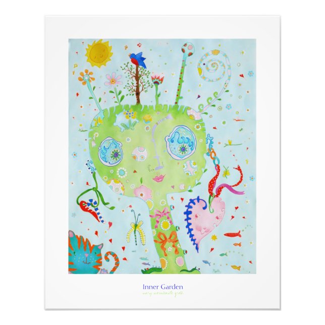 Mein Innengarten Fotodruck (Vorne)