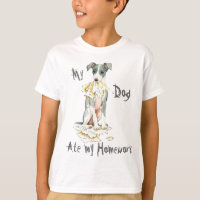 Mein italienischer Greyhound Ate My Hausaufgaben T