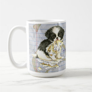 Mein japanischer Chin Ate my Lessingplan Kaffeetasse