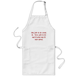 Mein Job zu kochen, Ihr Job, Schürze zu essen