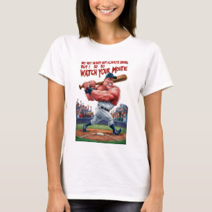 Mein Junge mag nicht immer schwingen, aber ich tue T-Shirt