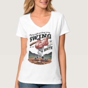 Mein Junge mag nicht immer schwingen, aber ich tue T-Shirt