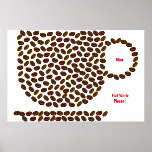 Mein Kaffee-Poster Poster