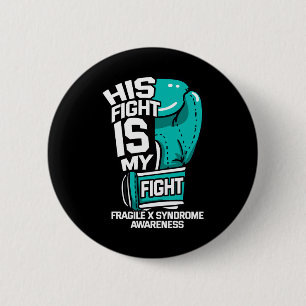 Mein Kampf ist mein Kampf Fragiles-X-Syndrom-Bewus Button