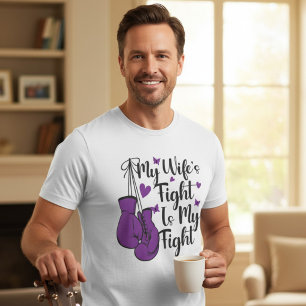 Mein Kampf meiner Frau ist mein Kampf Epilepsie Tri-Blend Shirt