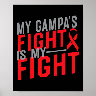 Mein Kampf mit meinem Opa ist mein Kampf Blutkrebs Poster