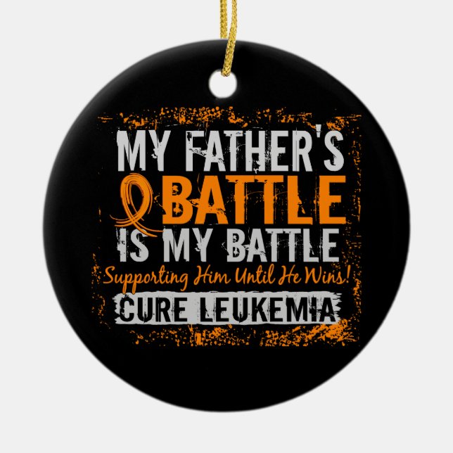 Mein Kampf zu 2 Leukämie Vater Keramikornament (Vorne)