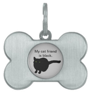 Mein Katzenfreund ist schwarz, Hundemarken Tiermarke
