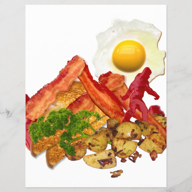 Mein Ketchup-Gone-Squatchin für Bacon Flyer (Vorne)