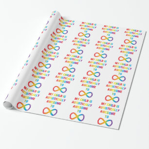 Mein Kind ist autistisch Phantastisch unendlich Geschenkpapier