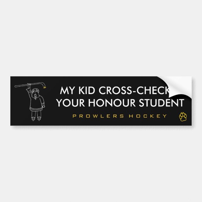 Mein Kind kontrollierte Ihren Ehrenstudenten Autoaufkleber (Vorne)