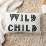 Mein Kind "Wild Child" Einzigartiges Baby Room Sca Lendenkissen<br><div class="desc">Mein Kind "Wild Child" Einzigartiges Baby Zimmer Scandi Lumbar Kissen</div>