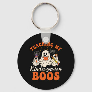 Mein Kindergarten Boos Retro Ghost Hallowee lehren Schlüsselanhänger