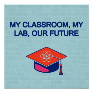 Mein Klassenzimmer Mein Labor: Unsere Zukunft insp Poster