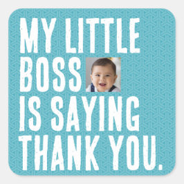 Mein kleiner Boss | Danke Stickers