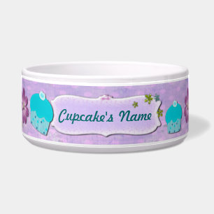 Mein kleiner Cupcake-Individuelle Name Napf