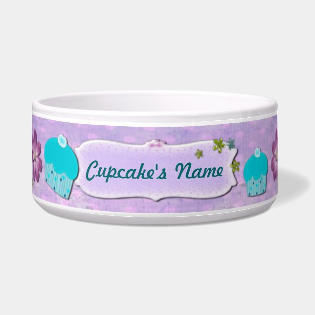 Mein kleiner Cupcake-Individuelle Name Napf (Vorderseite)