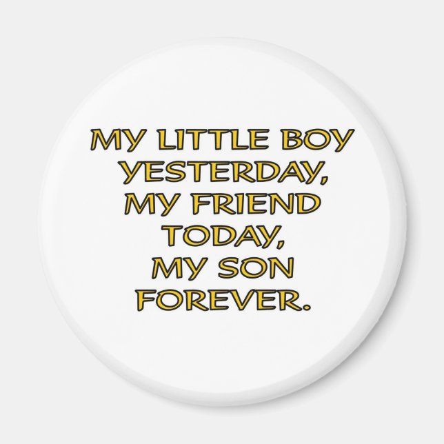 MEIN KLEINER Junge Magnet (Vorne)