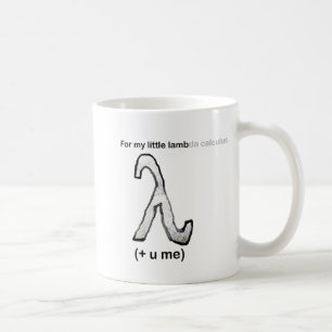 Mein kleiner Lamba-Kalkül (+ u me) Kaffeetasse