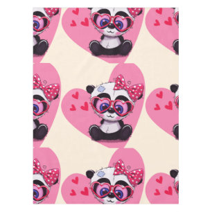 Mein kleiner niedlicher Babypanda Tischdecke