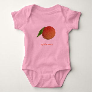 mein kleiner Pfirsich Baby Strampler
