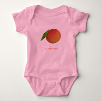 mein kleiner Pfirsich Baby Strampler
