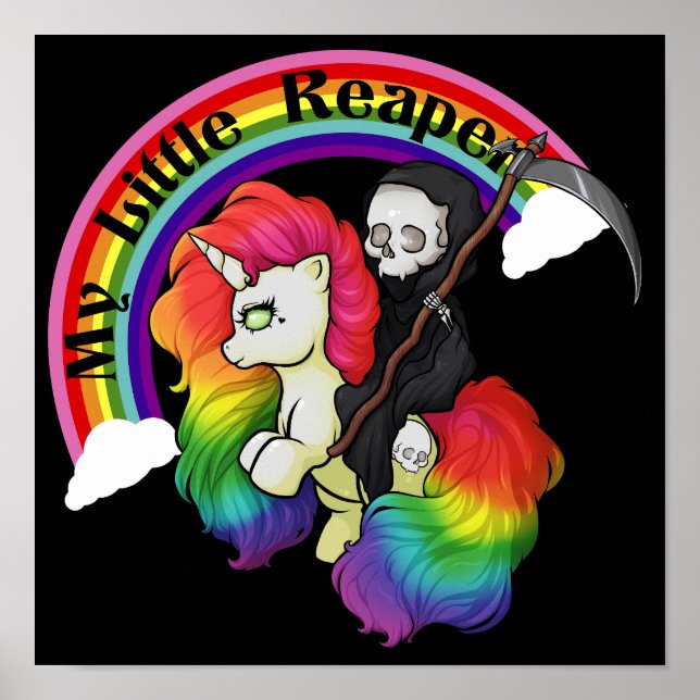 Mein kleiner Sensenmann Poster (Vorne)