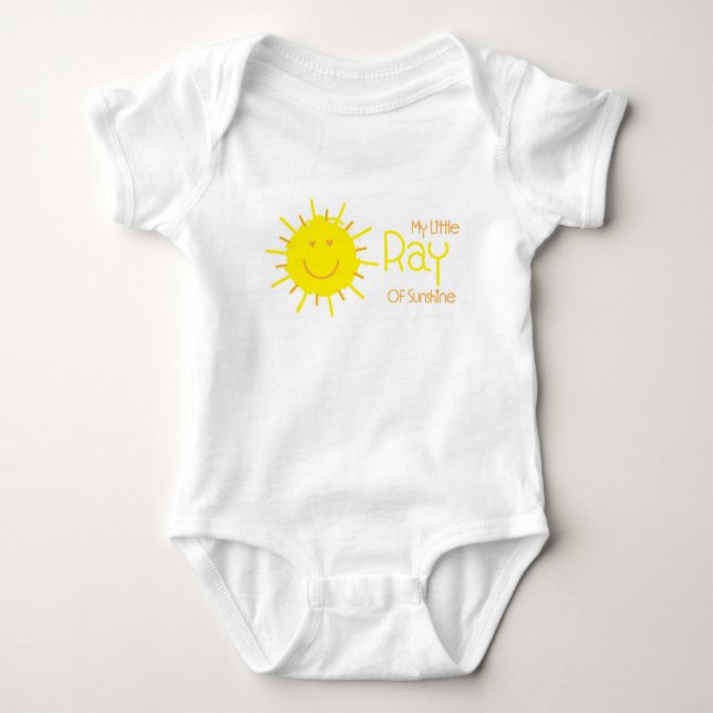 Mein kleiner Strahl des Sonnenschein-Säuglings-T - Baby Strampler (Vorderseite)