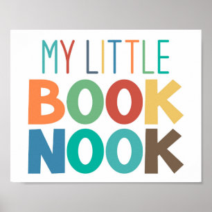 Mein kleines Buchnook Lesekornposter Poster