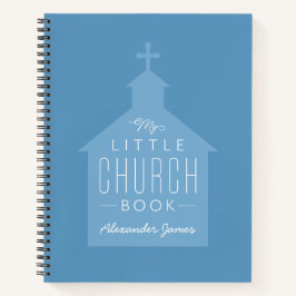 Mein kleines Kirchenbuch niedliches blaues Kinderh Notizbuch