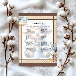 Mein kleines Lamb_ Candy Match Briefbogen