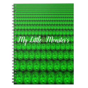 Mein kleines Monster-Spiral-Foto-Notebook Notizblock