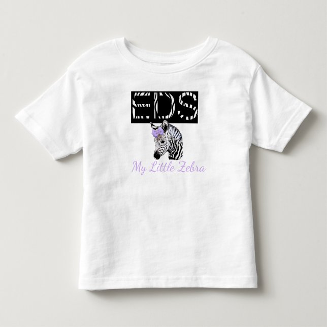 Mein kleines Zebra EDS Ehler-Danlos Sydrome-Shirt Kleinkind T-shirt (Vorderseite)