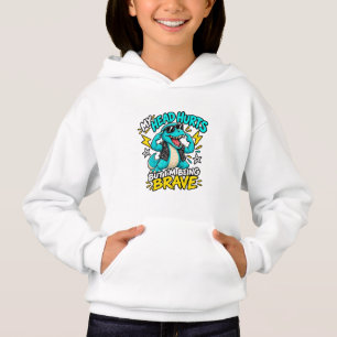 Mein Kopf tut weh, aber ich bin tapfer Lustiger Ro Hoodie