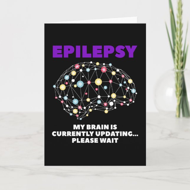 Mein Kopf Update Grad Epilepsie Karte (Vorderseite)