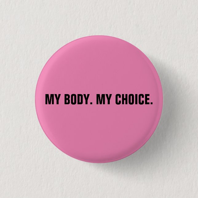 Mein Körper hat die Wahl zwischen rosa schwarzen A Button (Vorderseite)