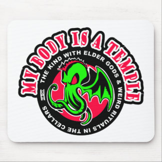 MEIN KÖRPER IST EIN TEMPEL MOUSEPAD