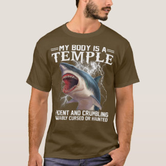 Mein Körper ist ein temporeicher alter und zerreiß T-Shirt