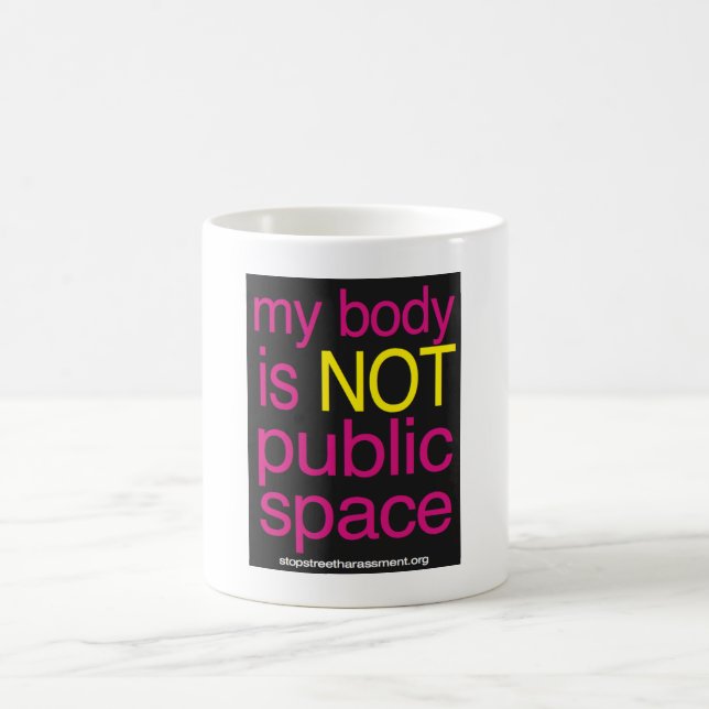 Mein Körper ist nicht allgemeiner Raum-Tasse Kaffeetasse (Mittel)